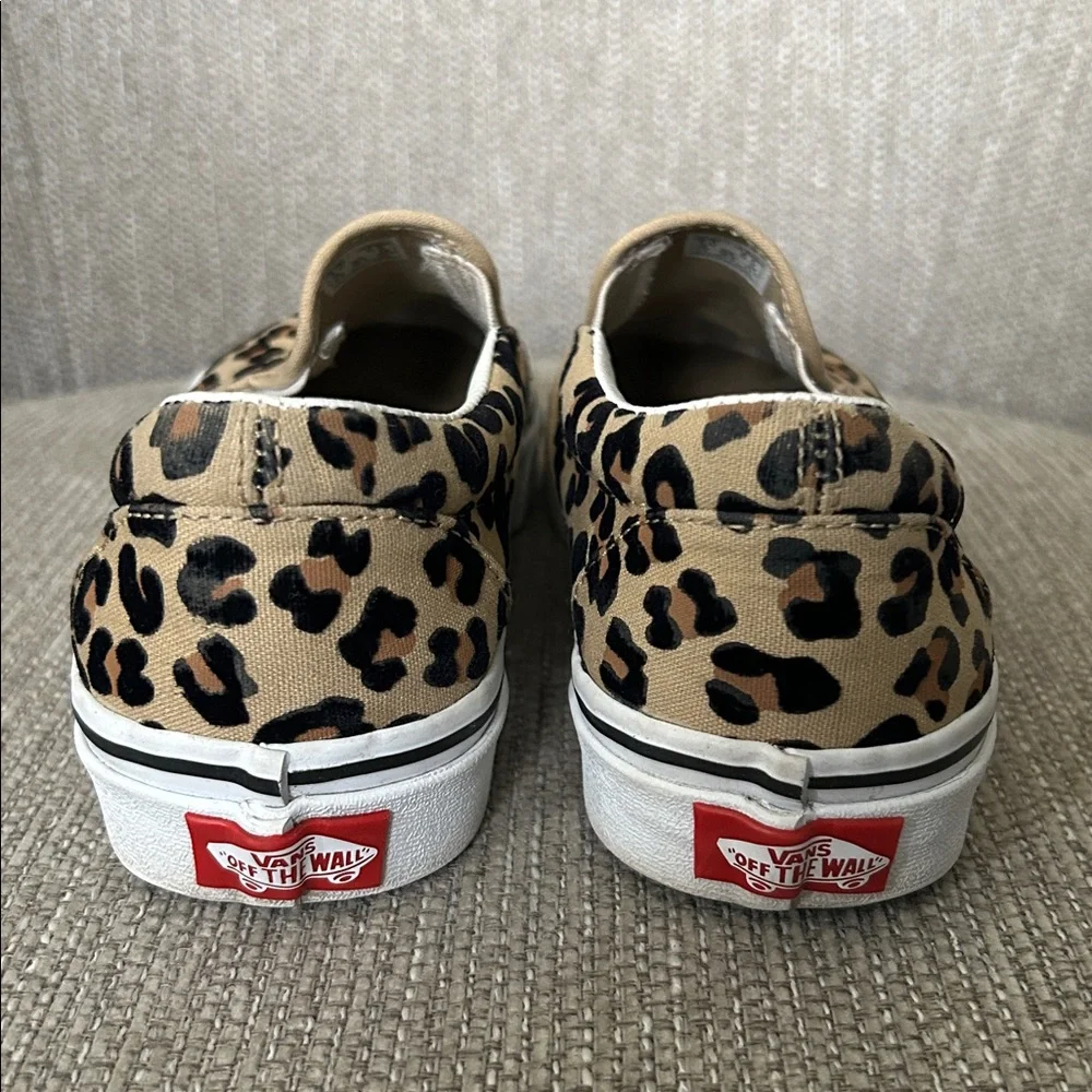 Vans Leopard Classic Slip-On Sneakers - Picture 4 of 8
